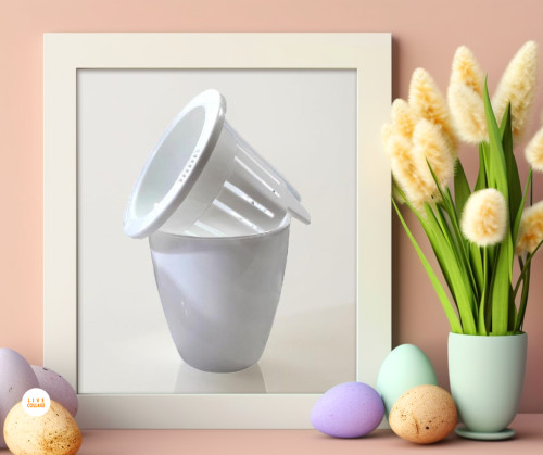 گلدان دوجداره هیدروپونیک سایز ۱۶