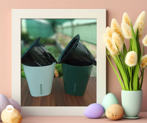 گلدان دوجداره هیدروپونیک سایز ۱۸